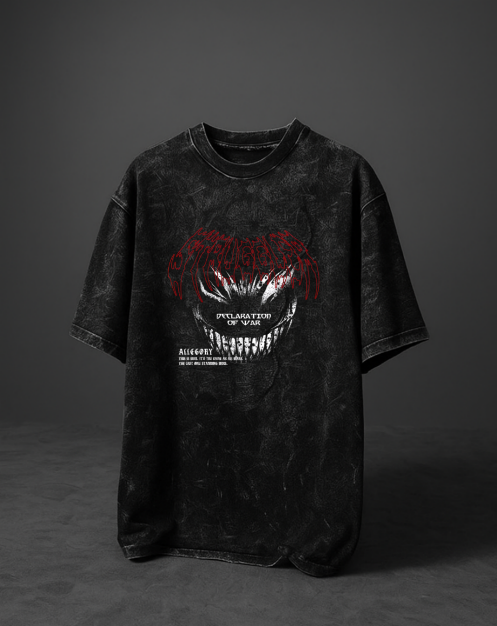 DECLARATION OF WAR - Acid Washed Tee