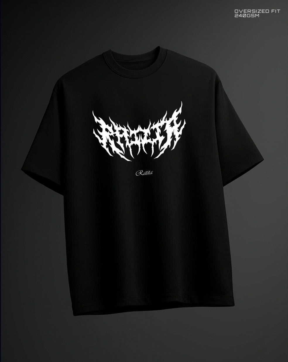 RATILA - Oversized Tee (Black)