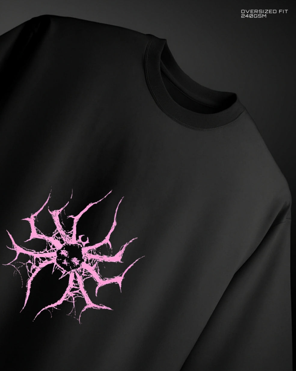 VENOM BURST - Oversized Tee (black)