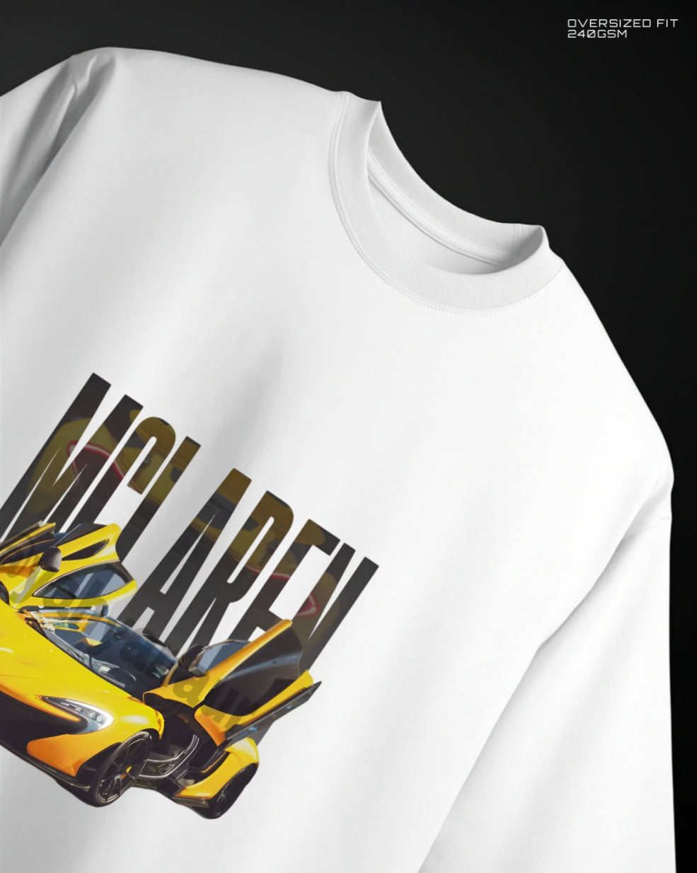 MCLAREN - Oversized Tee(White)