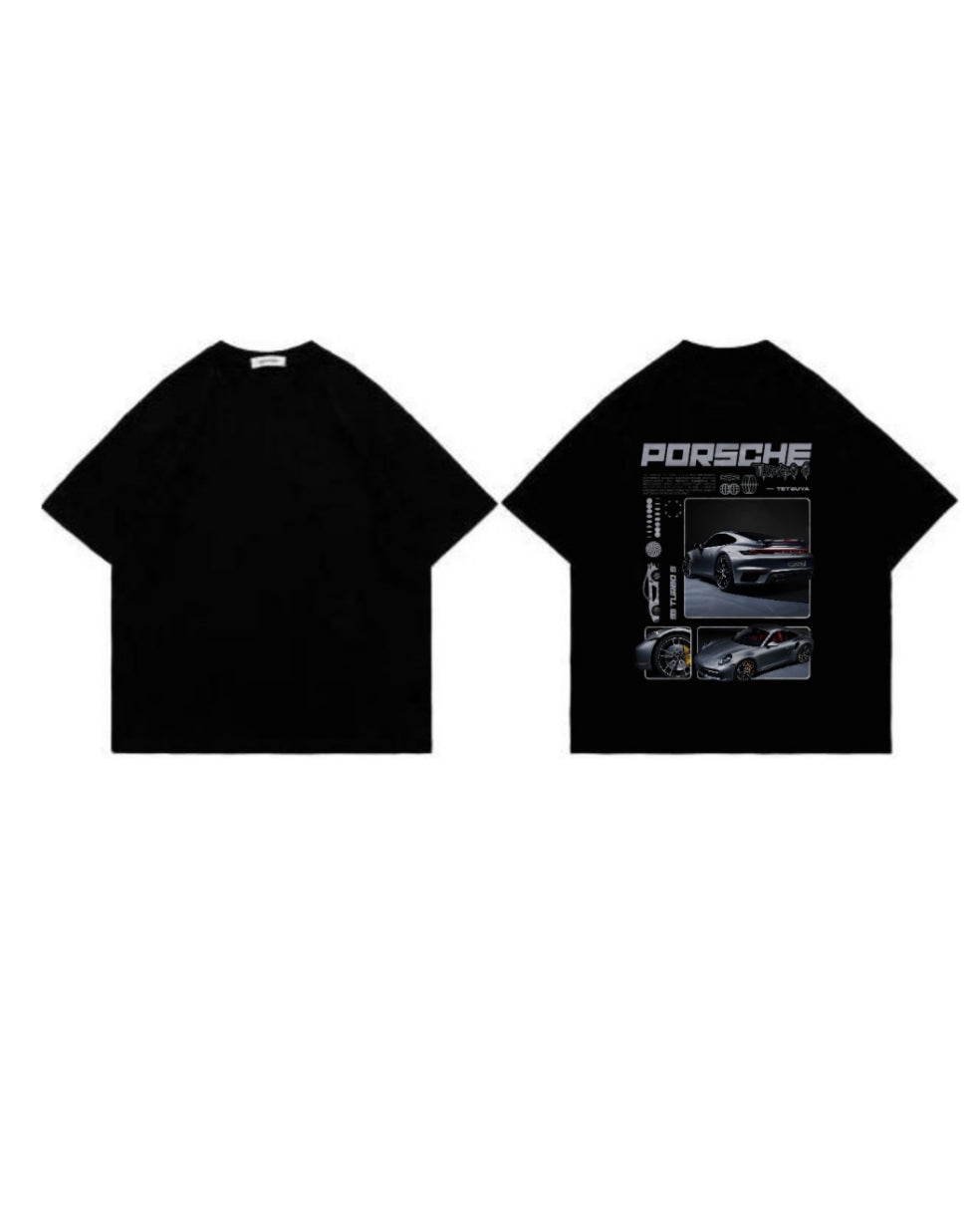 PORSCHE - Oversized Tee (black)